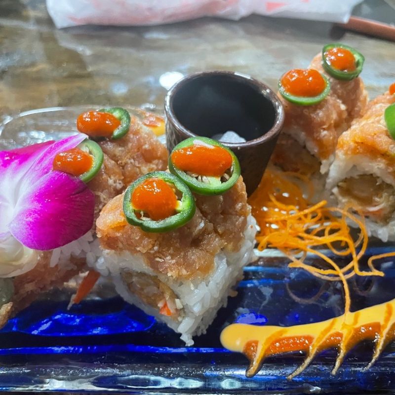 Fire Island Roll at Akira Asian Grill