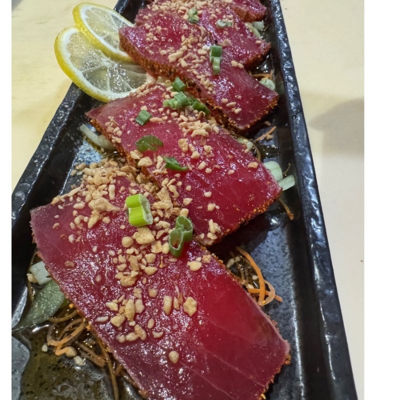 Tuna Tataki at Akira Asian Grill